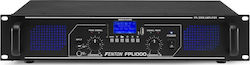 Fenton FPL1000 PA Power Amplifier 2 Channels 500W/4Ω with Cooling System Equipped with USB/Bluetooth Black