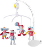 Babyono Mobile for Cot with Music and Rotation Rosie & Friends BN1614