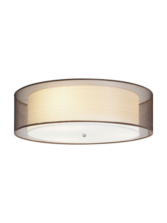 Rabalux Anastasia Modern Fabric Ceiling Light with Socket E14 52pcs Beige