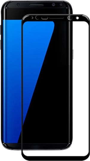 Amorus Full Face Tempered Glass Black (Galaxy S8+)