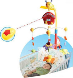 Moni Mobile for Cot with Music Carousel with Remote for 0++ Months 34697