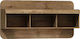 Wall Shelf Walnut 120x25x56cm