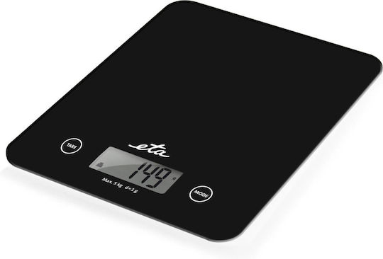ETA Lori 2777 90050 Ψηφιακή Ζυγαριά Κουζίνας έως 5kg Black