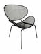 Scaun de exterior Metalic Oliver Negru 65x61x86cm