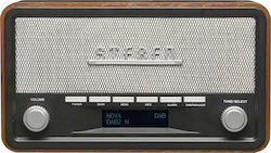 Denver DAB-18 Retro Επιτραπέζιο Ρεύματος / Μπαταρίας Καφέ