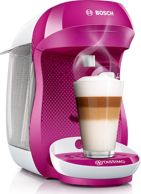 Bosch Happy Kaffeemaschine für Kapseln Tassimo Druck 3.3bar wildes Violett
