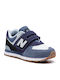 New Balance Kids Sneakers with Scratch Navy Blue