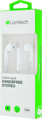 Lamtech 3.5mm Jack Earbuds Handsfree with 3.5mm Connector White