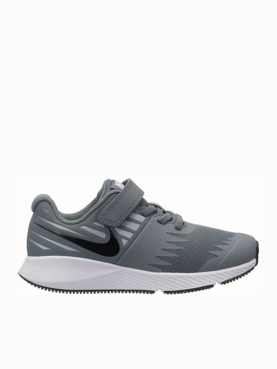 Star Runner PS Kids Sports Shoes Running with Hoop & Loop Closure Gray