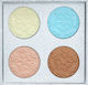 W7 Cosmetics Frosted Παλέτα με Σκιές Ματιών σε Στερεή Μορφή Festive Icy Shimmers 10gr