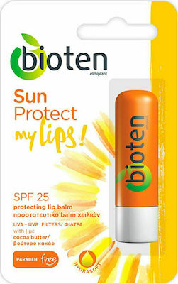 Bioten Sun Protect My Lips! Protecting Lip Balm Слънцезащитно Стик За устни SPF25 4.8гр