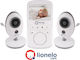 Lionelo Baby Monitor Babyline 5.1 with Camera & Screen 5" with Two-Way Audio & Lullabies