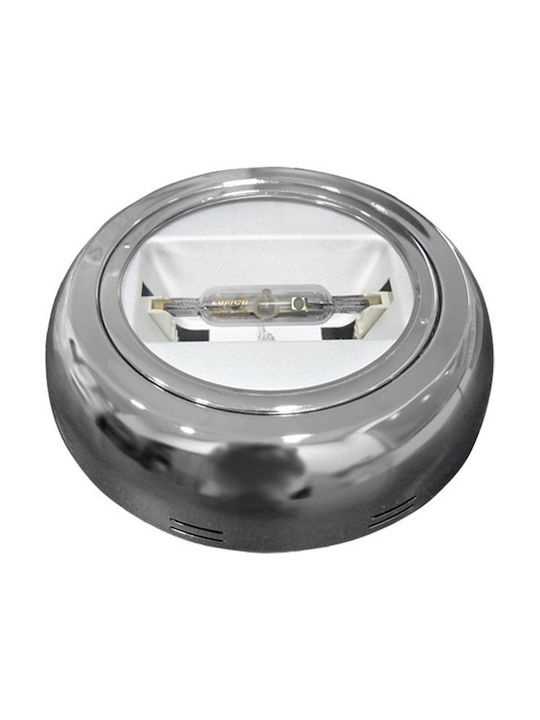 Adeleq Outdoor Ceiling Spot in Silver Color 3-27060