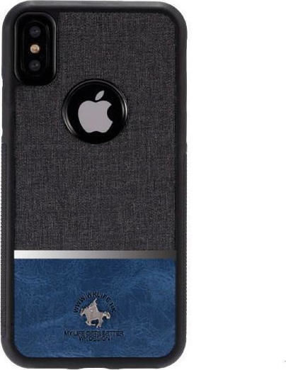 WK Carlo Задна Корица Пластмаса Черен iPhone X / XS