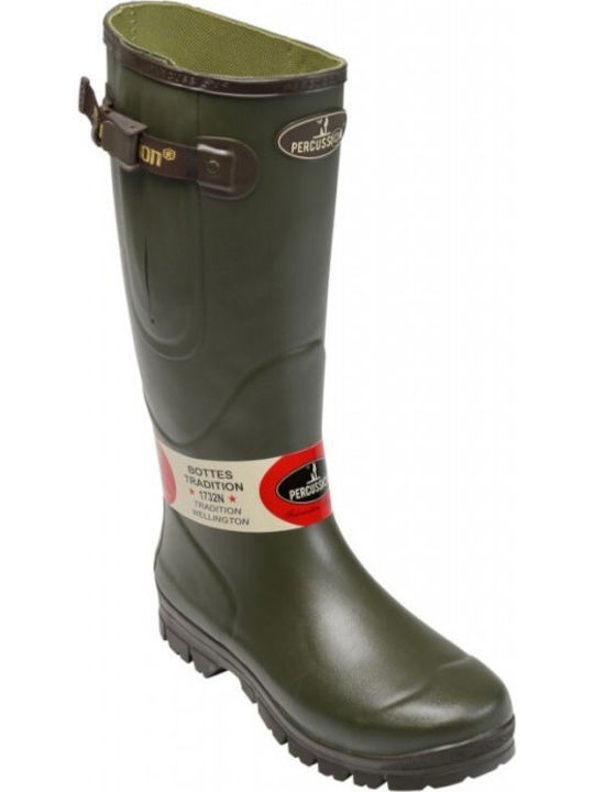 Percussion Botte Tradition Jagdstiefel Khaki