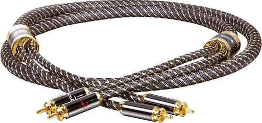 Dynavox Cable RCA male - RCA male 0.6m 207479
