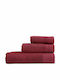 Nef-Nef Homeware Facecloth 50x90cm Bordo Weight 550gr/m²