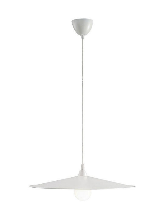 Fabas Luce Kasa Pendant Light Single-Light for Socket E27 White