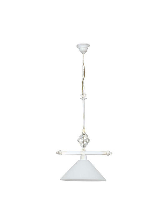 Nowodvorski Cora Pendant Light Single-Light Bell for Socket E27 White