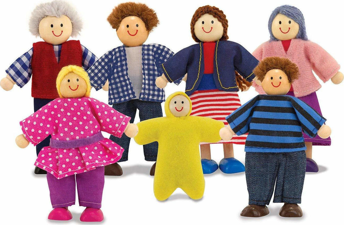 Melissa & Doug Wooden Doll Family Skroutz.gr