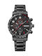 Wenger Ibex 125th Anniversary Men's Watch 44mm Battery with Black Metal Bracelet
