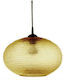 Aca Pendant Light Honey Bell with Socket E27 36x27cm