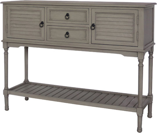Consolă Lemn Savannah Grey L120xL40xH81buc