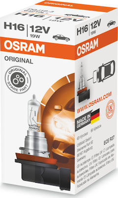 Osram Λάμπα Αυτοκινήτου Original Line H16 Αλογόνου 3700K Θερμό Λευκό 12V 19W 1τμχ