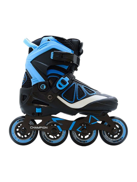 Micro Champion Kids Adjustable Inline Rollers Blue