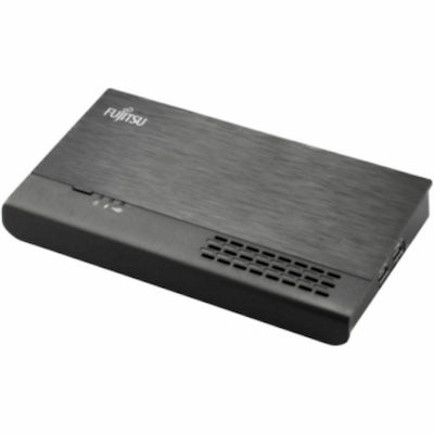 Fujitsu USB-C Docking Station mit DisplayPort 4K PD Ethernet und Verbindung 2 Monitore Schwarz (S26391-F6007-L500)