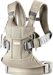 BabyBjorn Κλασικός Μάρσιπος One Air 3D Mesh Greige Mesh