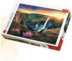 Haifoss Waterfall, Iceland Puzzle 2D 2000 Pieces