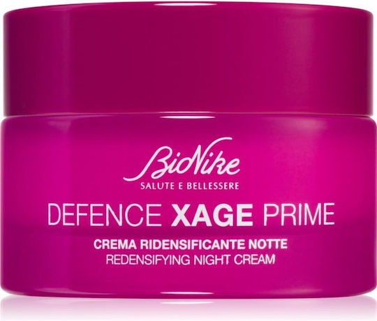 Defense Xage Prime Recharge Cremă de Față de Noapte pentru Tonifiere și Reconstrucție cu Acid Hialuronic și Colagen 50ml