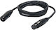 DAP-Audio Kabel XLR-Stecker - XLR-Buchse Schwarz 1.5m FL01150