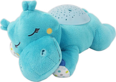 Summer Infant Schlafspielzeug Slumber Buddies Classic Dozing Hippo aus Stoff mit Musik und Licht für 0++ Monate