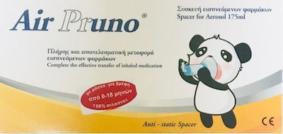 Air Pruno Anti-Static Spacer Αεροθάλαμος Εισπνοών Κατάλληλος για Παιδιά με Μάσκα 0-18 Μηνών 175ml