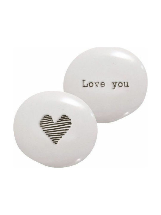 Synchronia Ceramic Message Table Decor 4.2x3.70x1.5cm