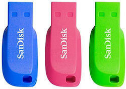 Sandisk Cruzer Blade 16ГБ USB 2.0 Стик Многоцветен