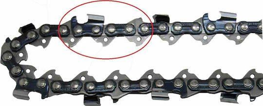 Visco Parts 258-64ΔΣ Αλυσίδα Αλυσοπρίονου με Βήμα .325", Πάχος Οδηγών .058"-1.5mm & Αριθμό Οδηγών 64Ε