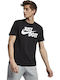 Nike Just Do It Bărbați T-shirt Sportiv cu Mânecă Scurtă Negru