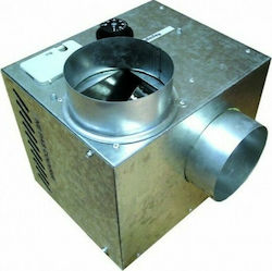 S&P Cheminair-400 Fireplace Centrifugal Vent 65W with Diameter Φ125mm Silver