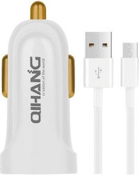 QIHANG CH-1760 & Micro Usb Cable Φορτιστής Αυτοκινήτου με Θύρα 1xUSB-A και Καλώδιο Micro-USB QIHANG CH-1760 & Micro Usb Cable Φορτιστής Αυτοκινήτου με Θύρα 1xUSB-A και Καλώδιο Micro-USB