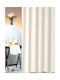 San Lorentzo Liner Fabric Shower Curtain 240x180cm Ecru 144E