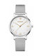 Wenger Metropolitan Donnissima Uhr mit Silber Metallarmband