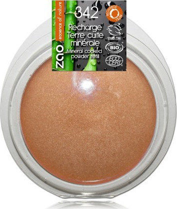 Zao Organic Makeup Organic Mineral Cooked Poudre Refill Πούδρα 342 Bronze Copper 15gr
