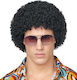 Karneval Perücke Afro Haar Schwarz 02078