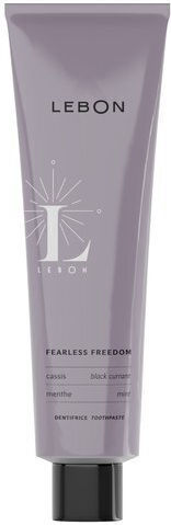 Lebon Fearless Freedom Blackcurrant Mint Toothpaste Οδοντόκρεμα για Λεύκανση , Ευαίσθητα Δόντια , Ουλίτιδα , Πλάκα , Τερηδόνα & Περιοδοντίτιδα 75ml