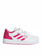 Adidas Kinder-Sneaker Altasport CF mit Klettverschluss Cloud White / Real Magenta