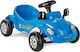 Kinder Auto Einsitzer mit Pedal Happy Herby Blau