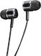 WK Wi50 In-ear Handsfree με Βύσμα 3.5mm Μαύρο